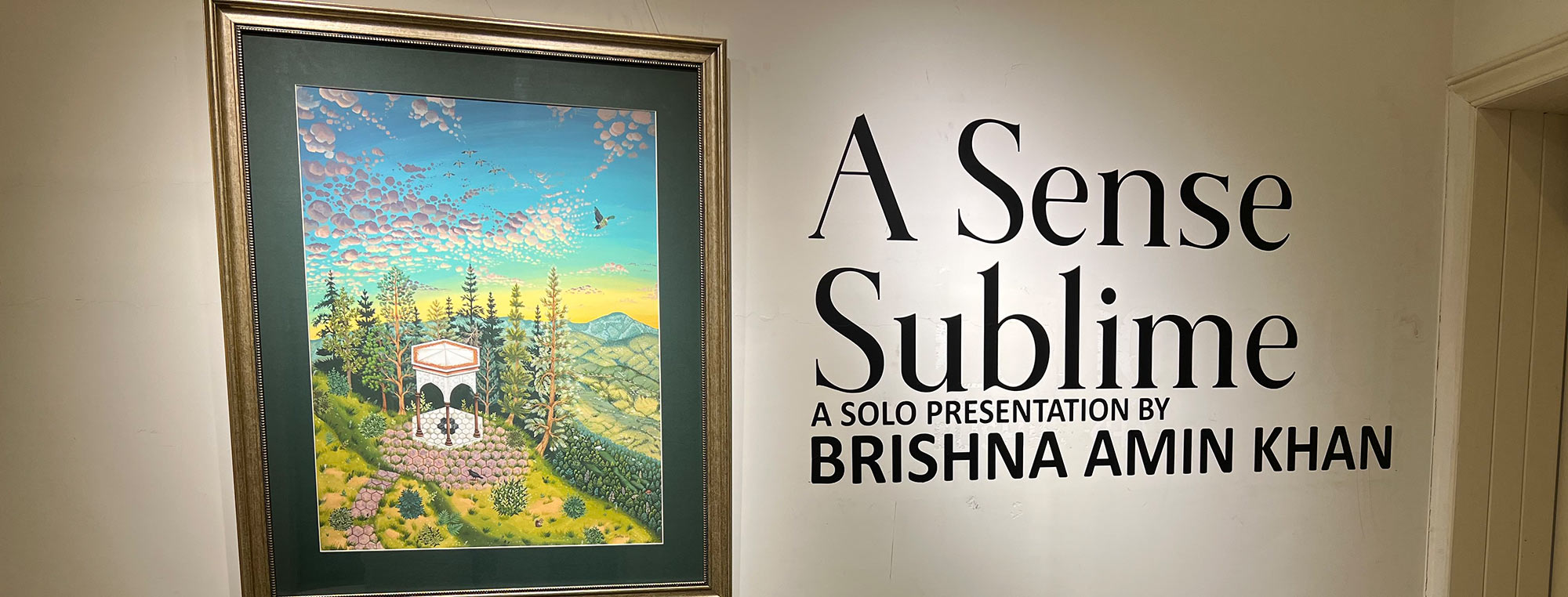 ‘A Sense Sublime’ a candid interview with Brishna Amin Khan