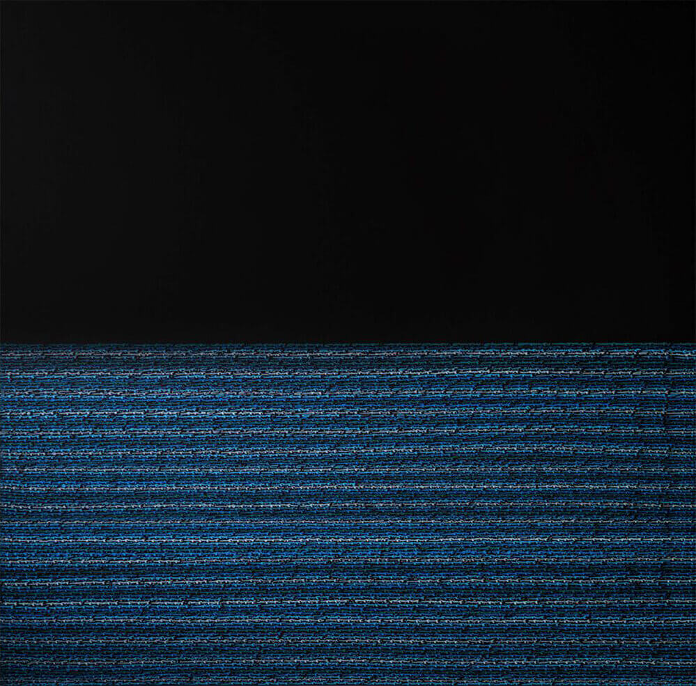 Blue Dream <br> 48`` x 48`` inches <br>  Acrylic on Canvas, 2022