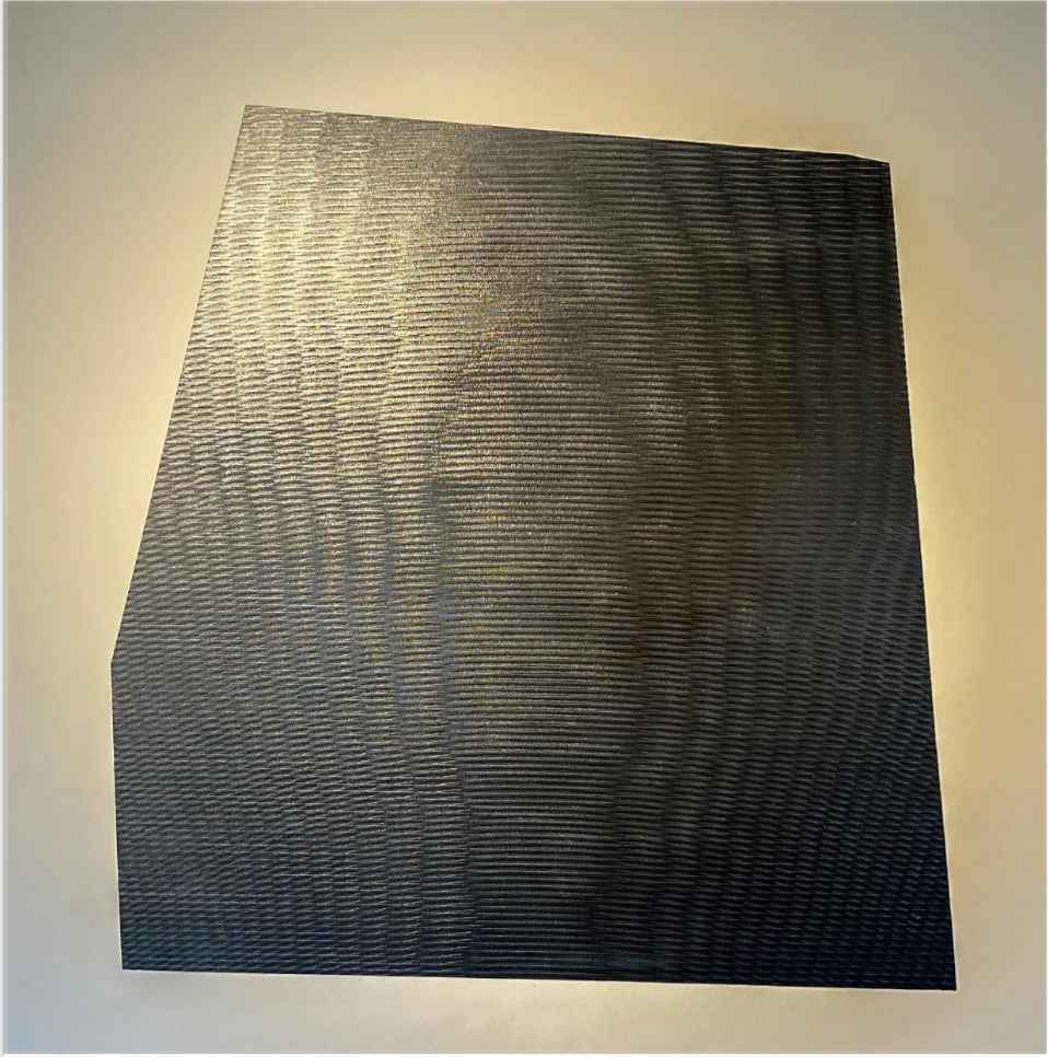 Artist: Fawad Jafri<br>Cognizance of Enigma 1 <br>Title: Acrylics & Tapes on Canvas 2023<br>Size in inches: 60x60