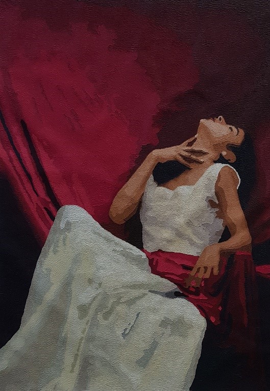 Untitled<br>Medium: oil on canvas  <br> Size:   20x36 inches
