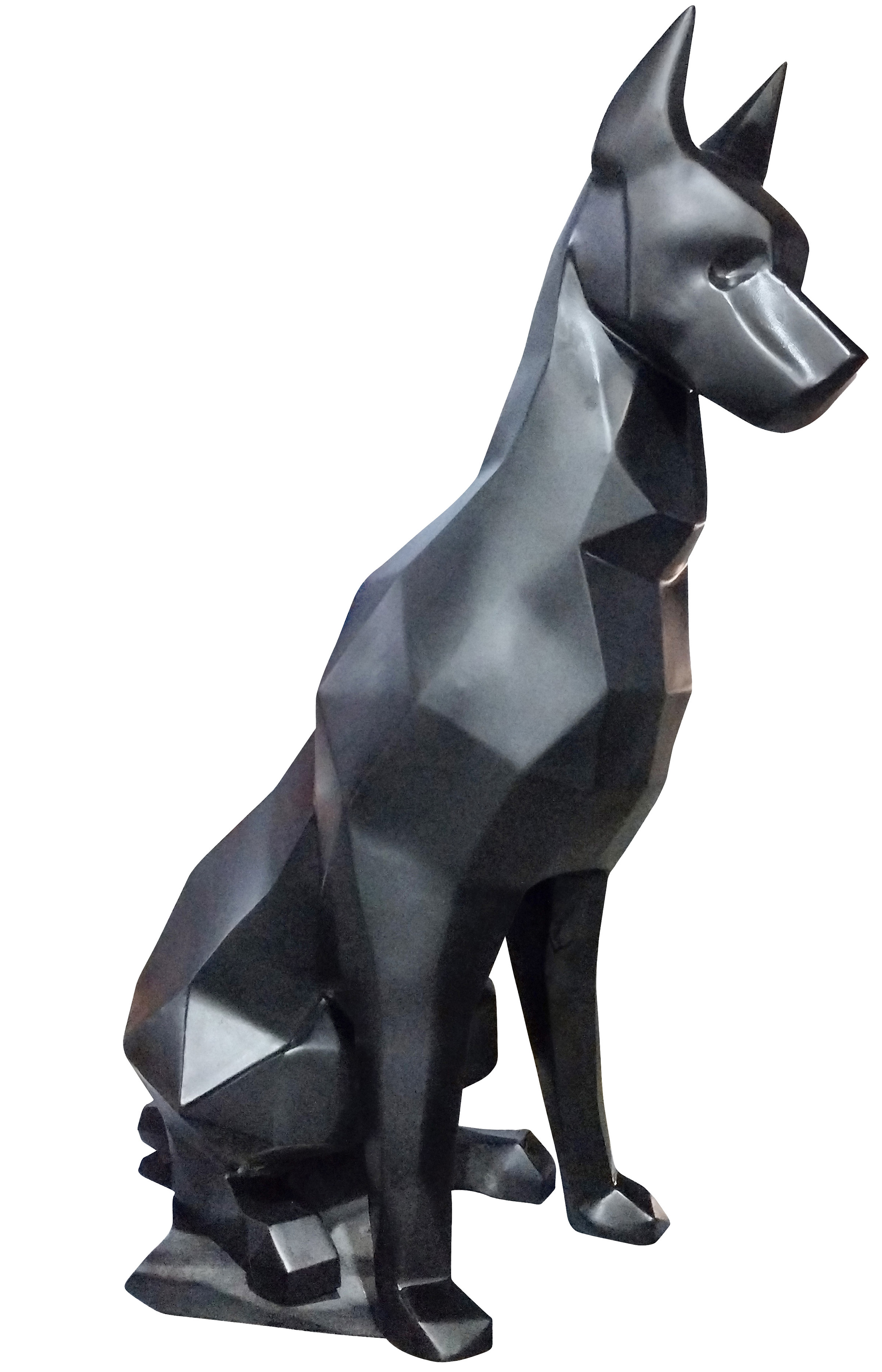 Title: DOBE  <br>Medium: metal with paint<br> Size: 40 x 30 x 24 inch