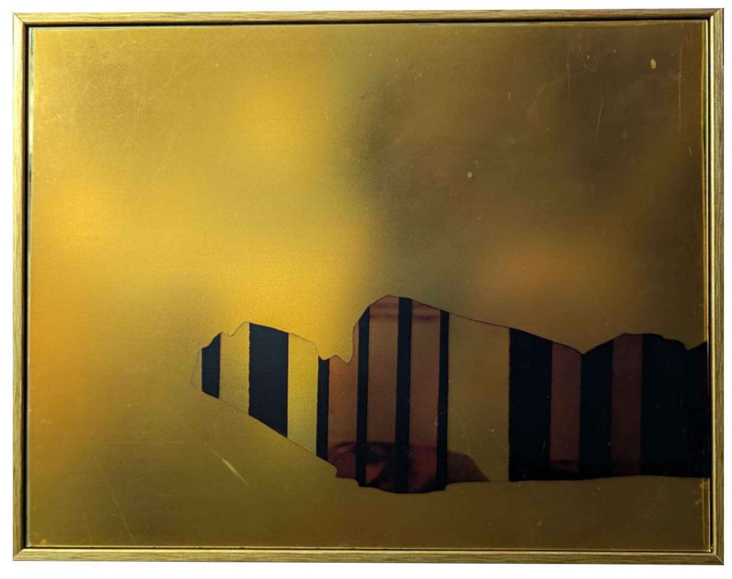 Artist: Amar Zaib<br />Title: "IN ANOTHER REALM" <br> Medium: UV on reflectingsurface<br>Size: 18 X 24 in