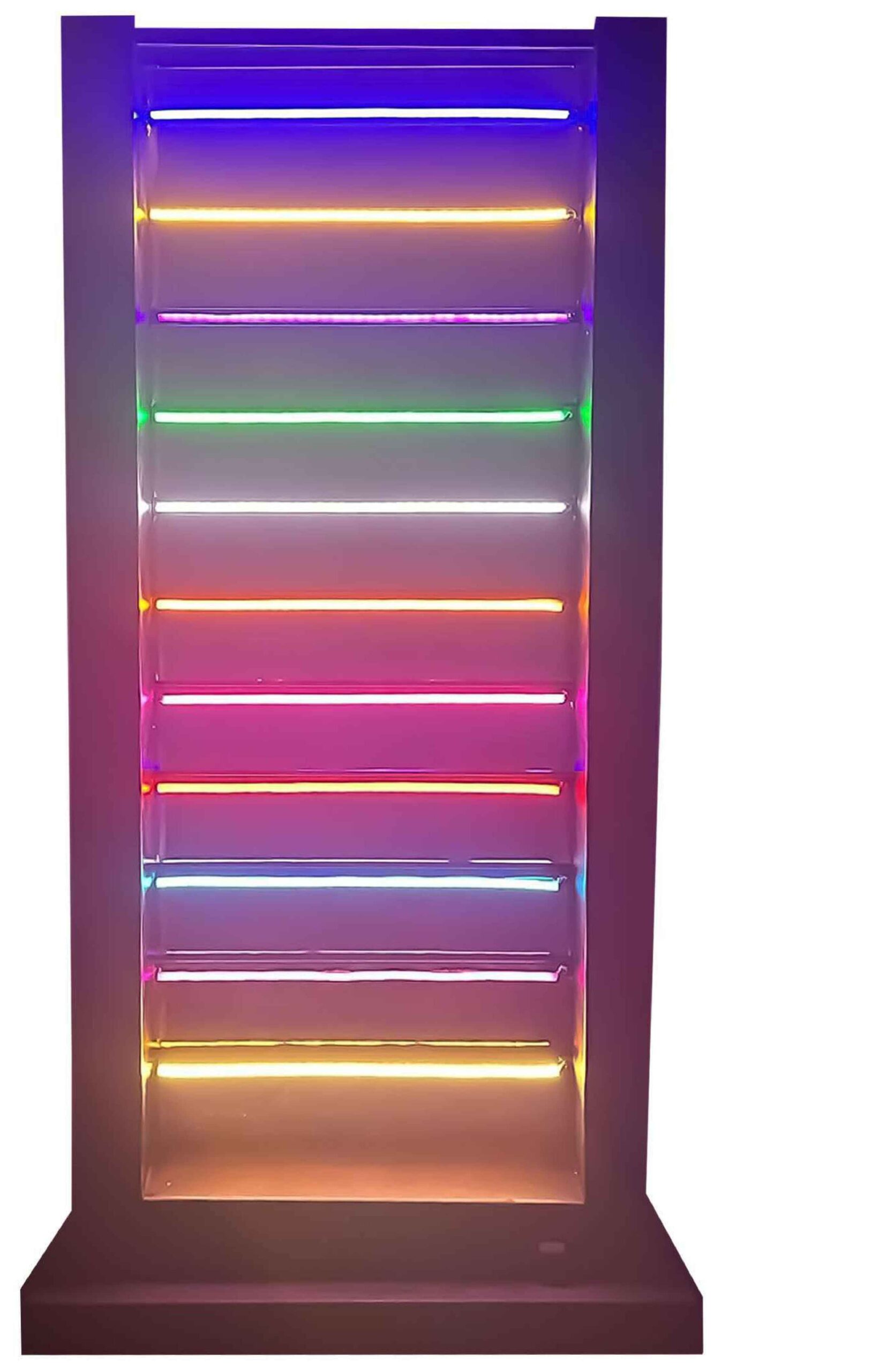 Artist: Amna Abbas <br />Title: "UNTITLED" <br> Medium: Installation, Neon,Wood, Mirror, Glass<br>Size: 24 X 36 in