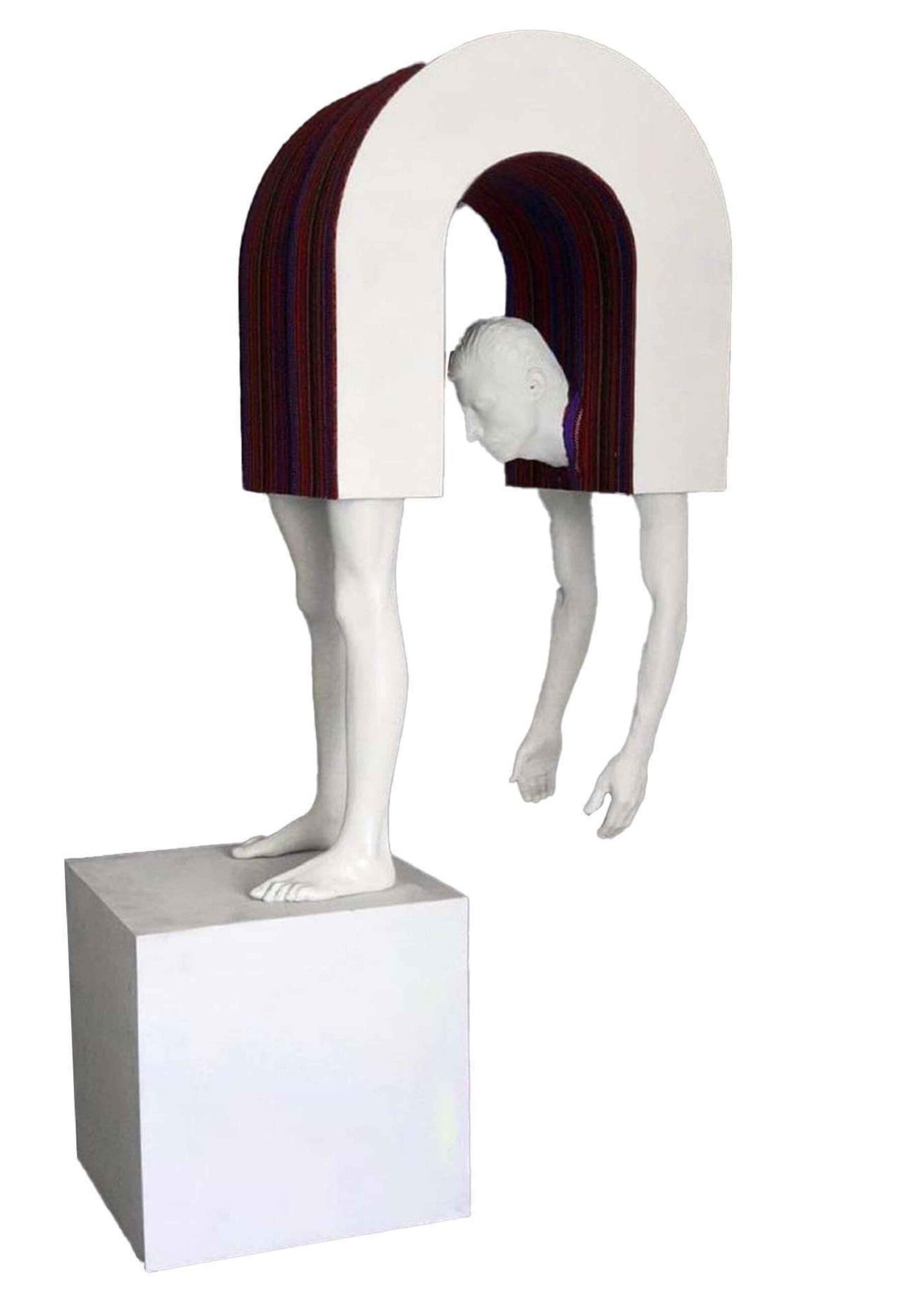Artist: Muhammad Zahid<br />Title: SEEKING  SELF" <br> Medium: Mix Medium <br>Size: 66 X 24 in